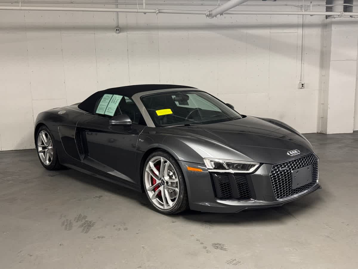 used 2017 Audi R8 Spyder car, priced at $129,498