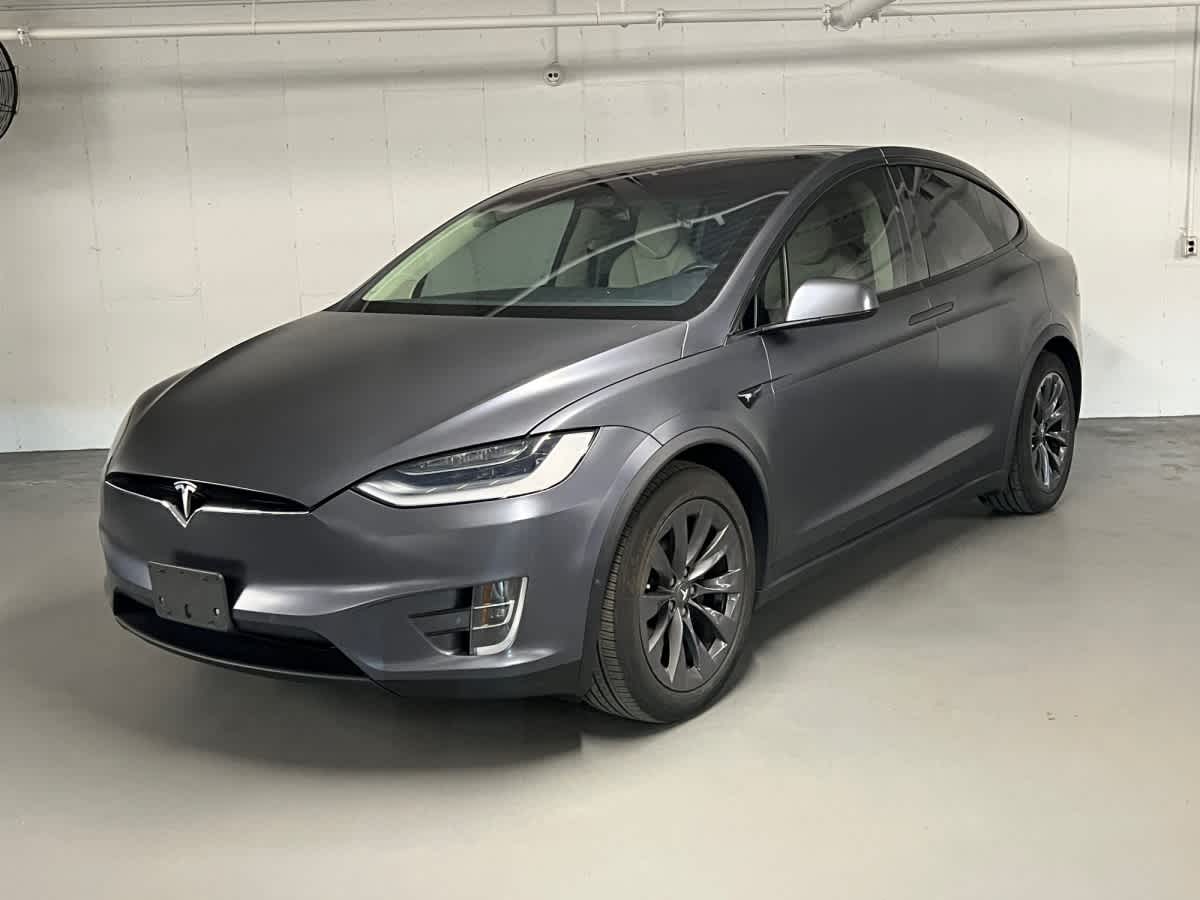 Gray 2018 Tesla Model X 100D AWD SUV / Crossover All-Wheel Drive Automatic