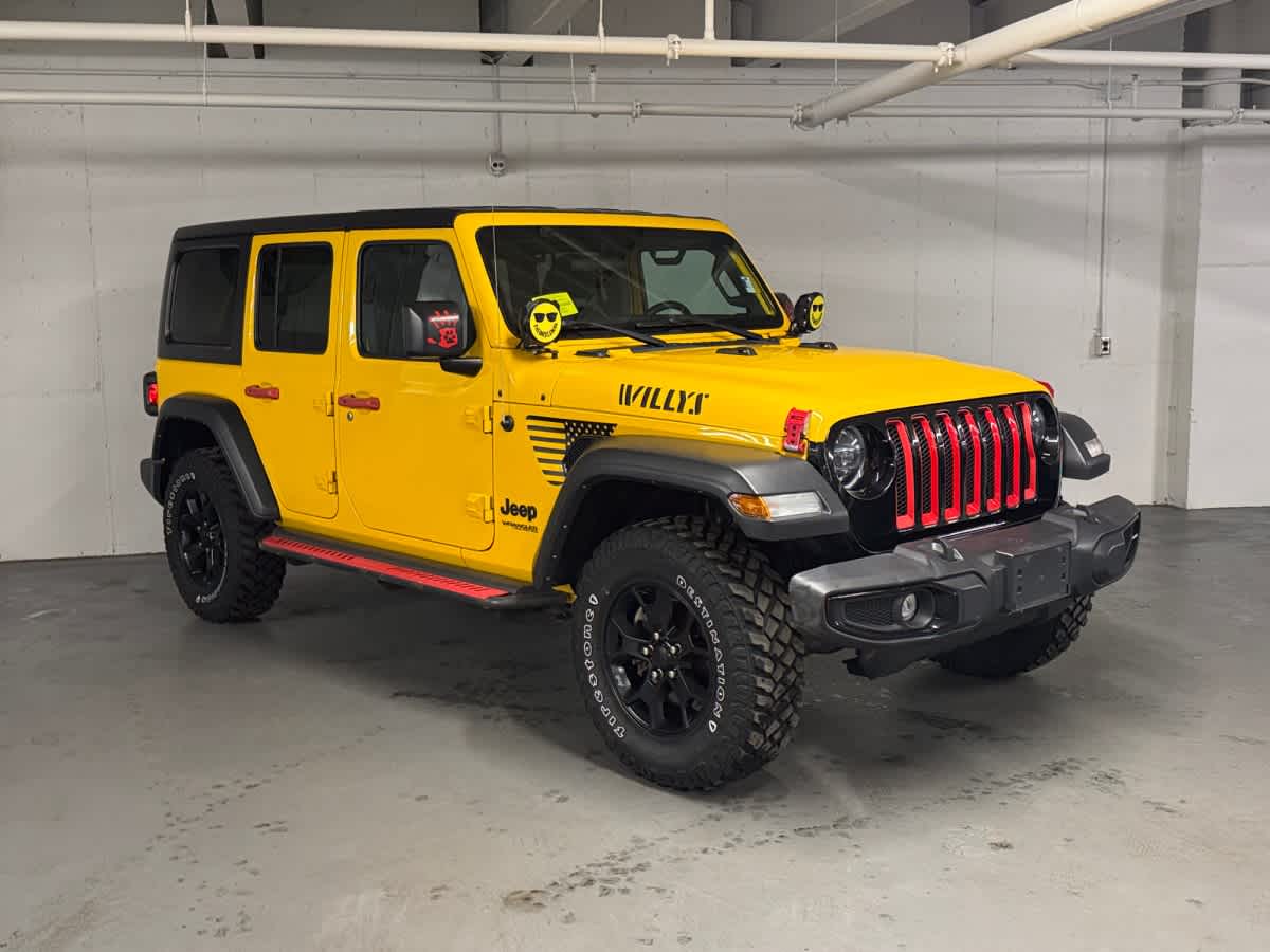 used 2021 Jeep Wrangler car, priced at $21,498