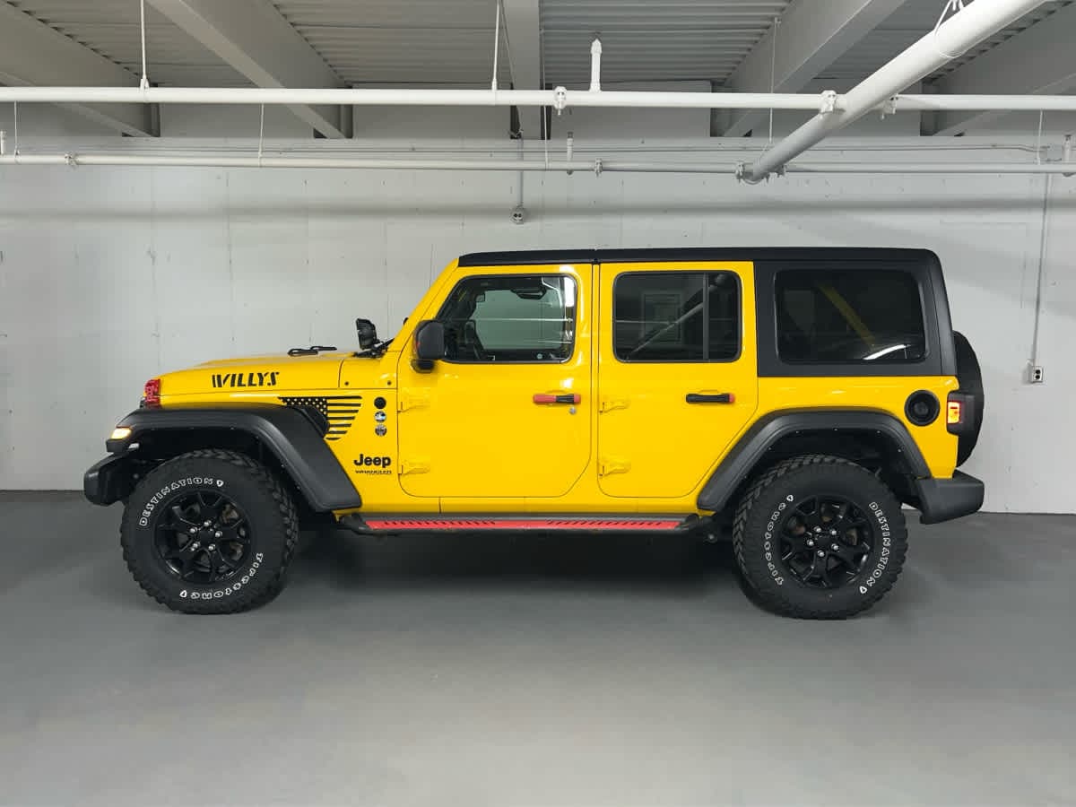 used 2021 Jeep Wrangler car, priced at $23,298
