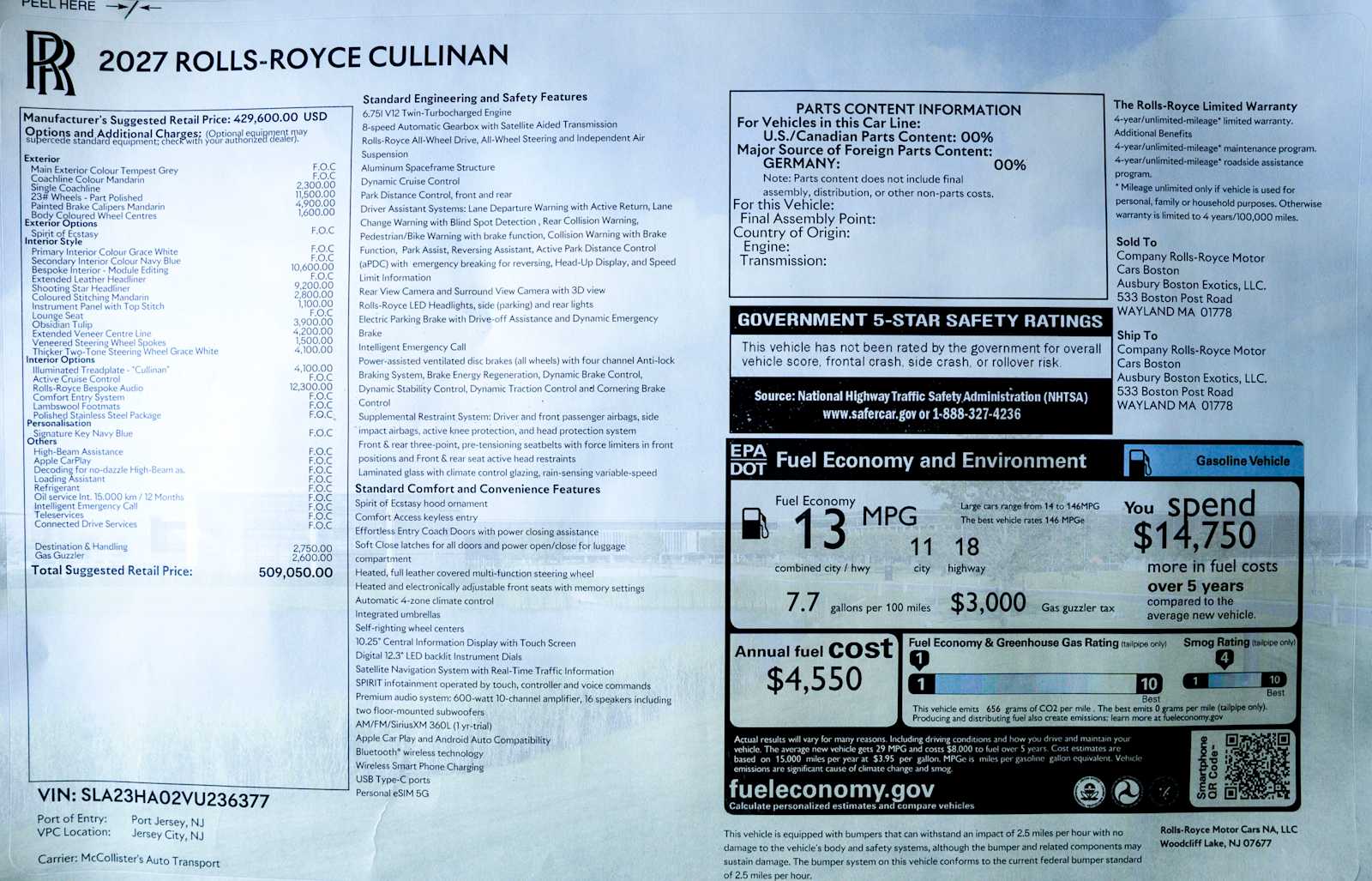 2027 Rolls-Royce Cullinan Base - Photo 67