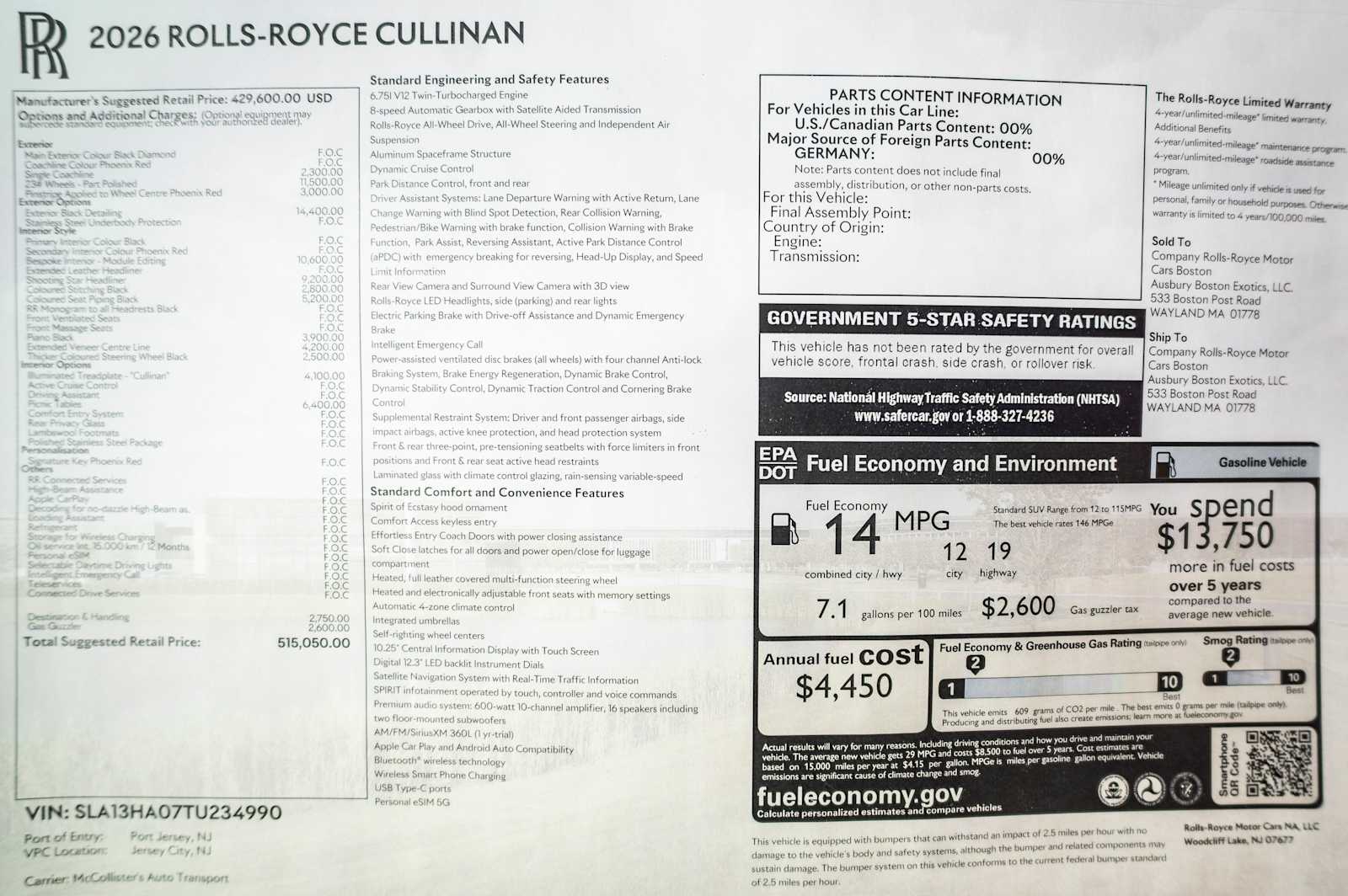 2026 Rolls-Royce Cullinan Base - Photo 60