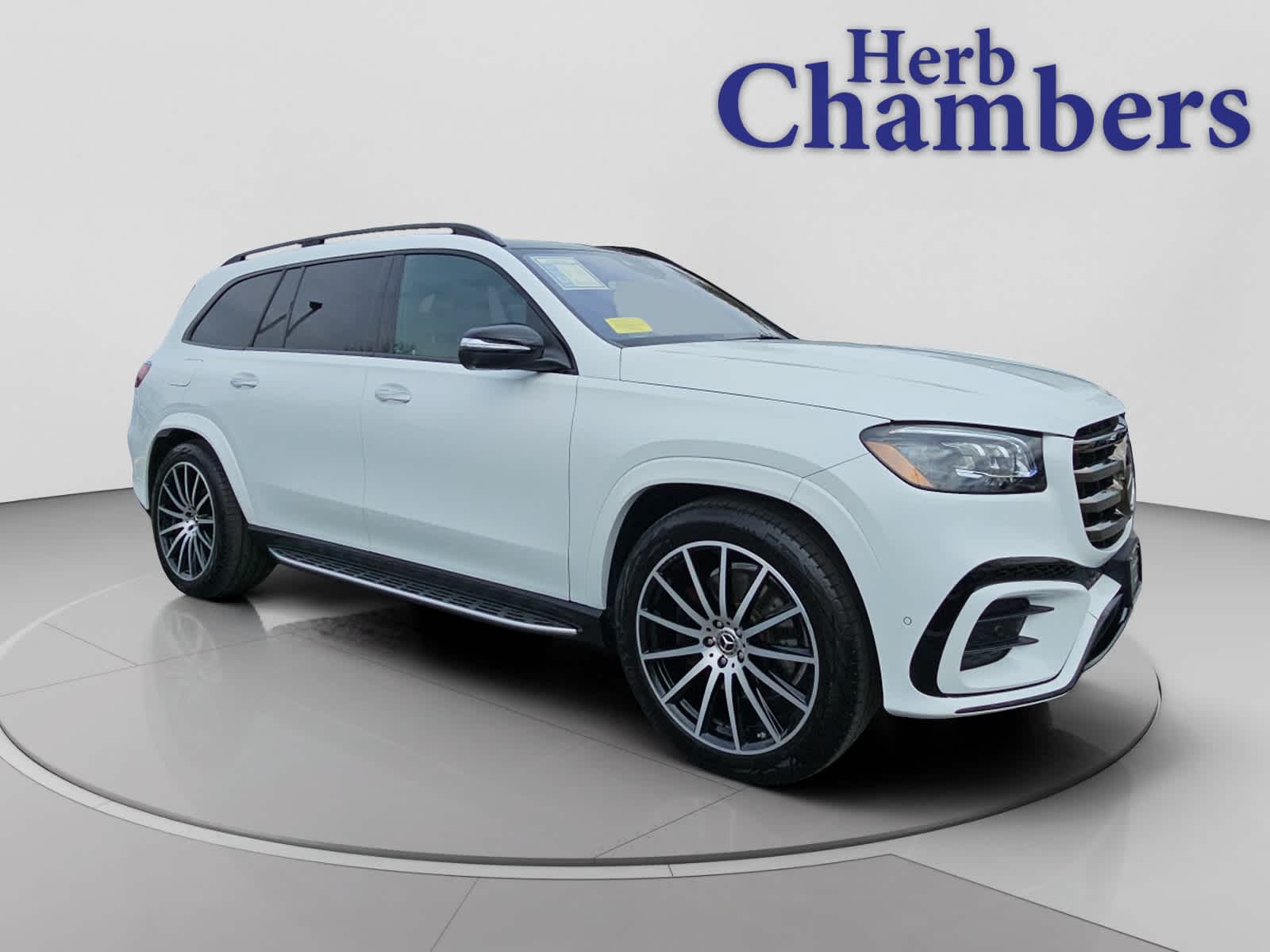 Manufaktur Moonlight White Metallic 2025 Mercedes-Benz GLS 580 4MATIC SUV / Crossover All-Wheel Drive Automatic