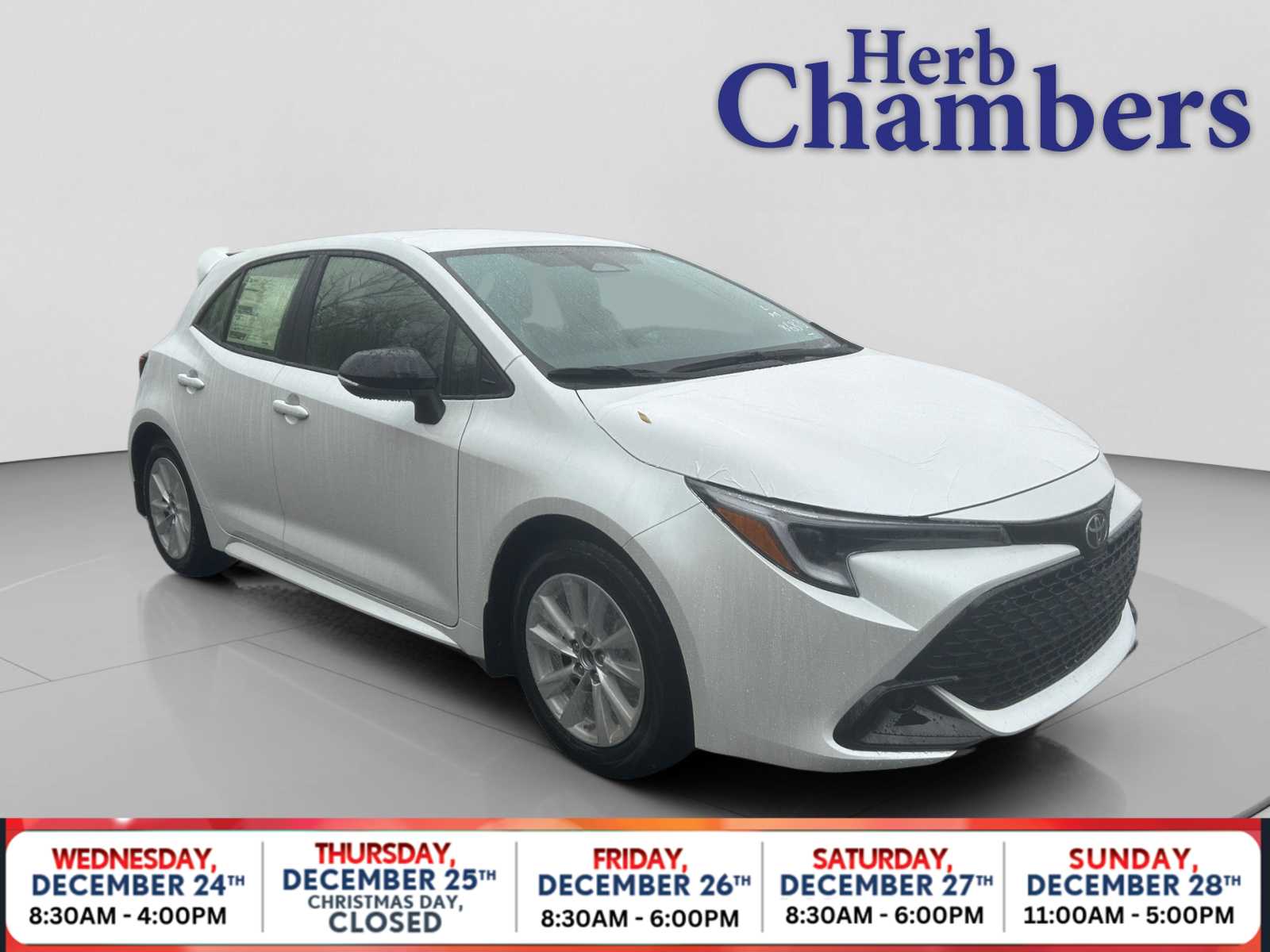 new 2026 Toyota Corolla Hatchback car, priced at $26,968