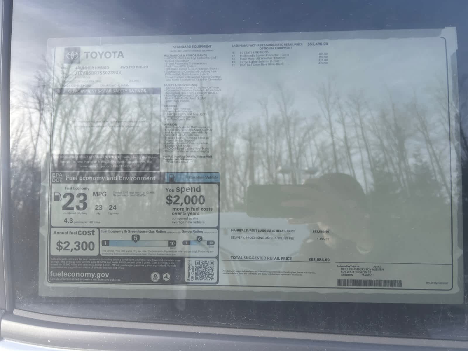 new 2025 Toyota 4Runner i-FORCE MAX car, priced at $55,084