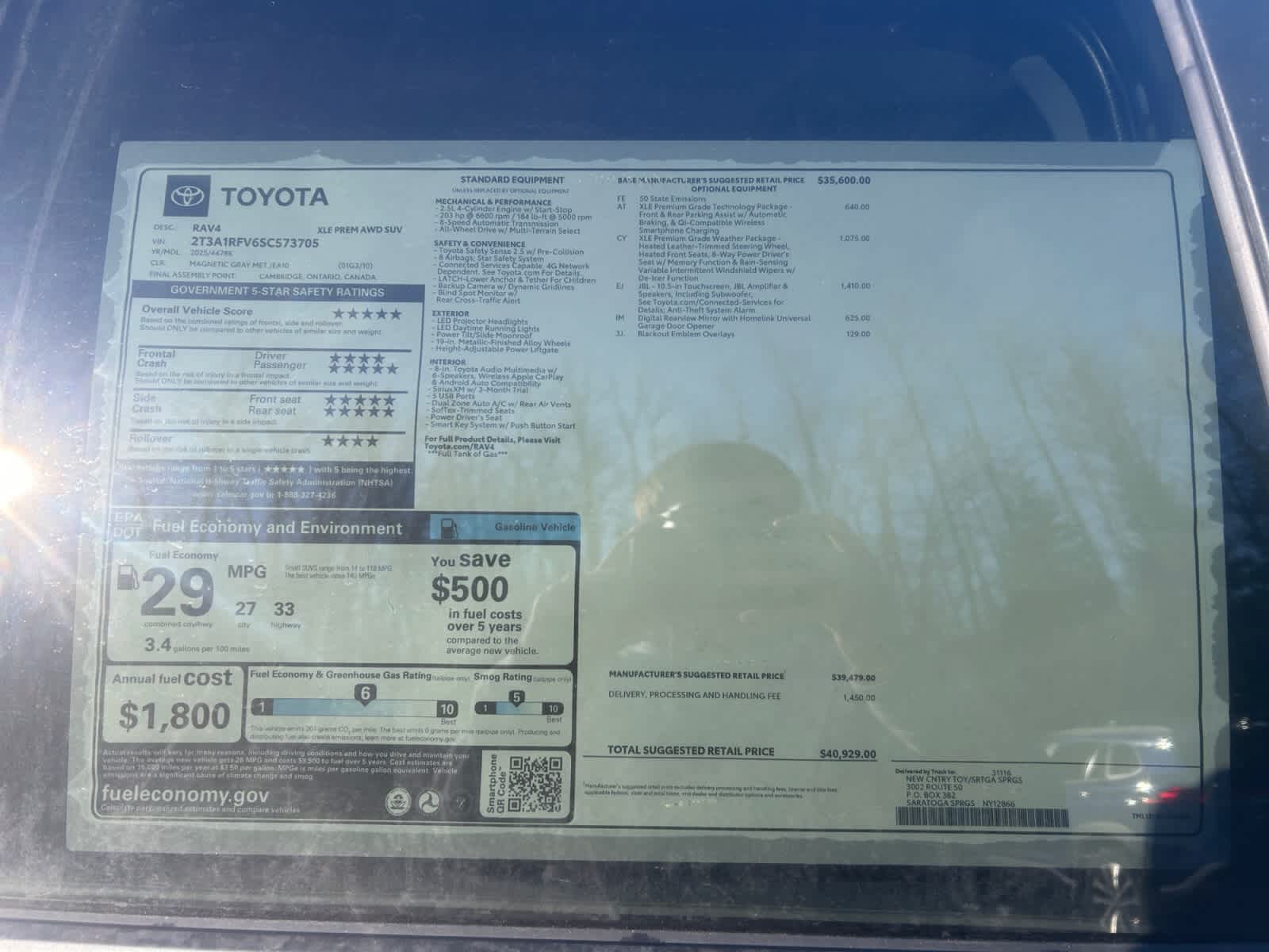 new 2025 Toyota RAV4 car, priced at $39,429