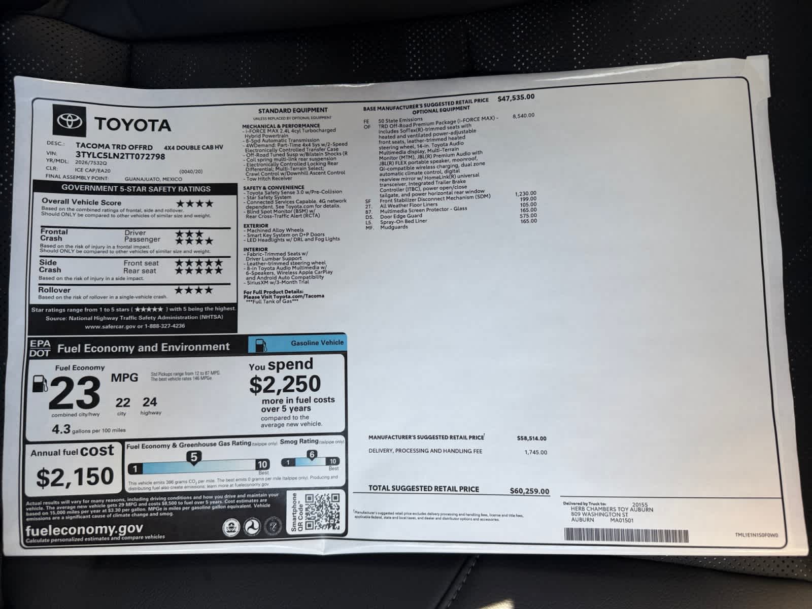 2026 Toyota Tacoma TRD Off Road - Photo 13