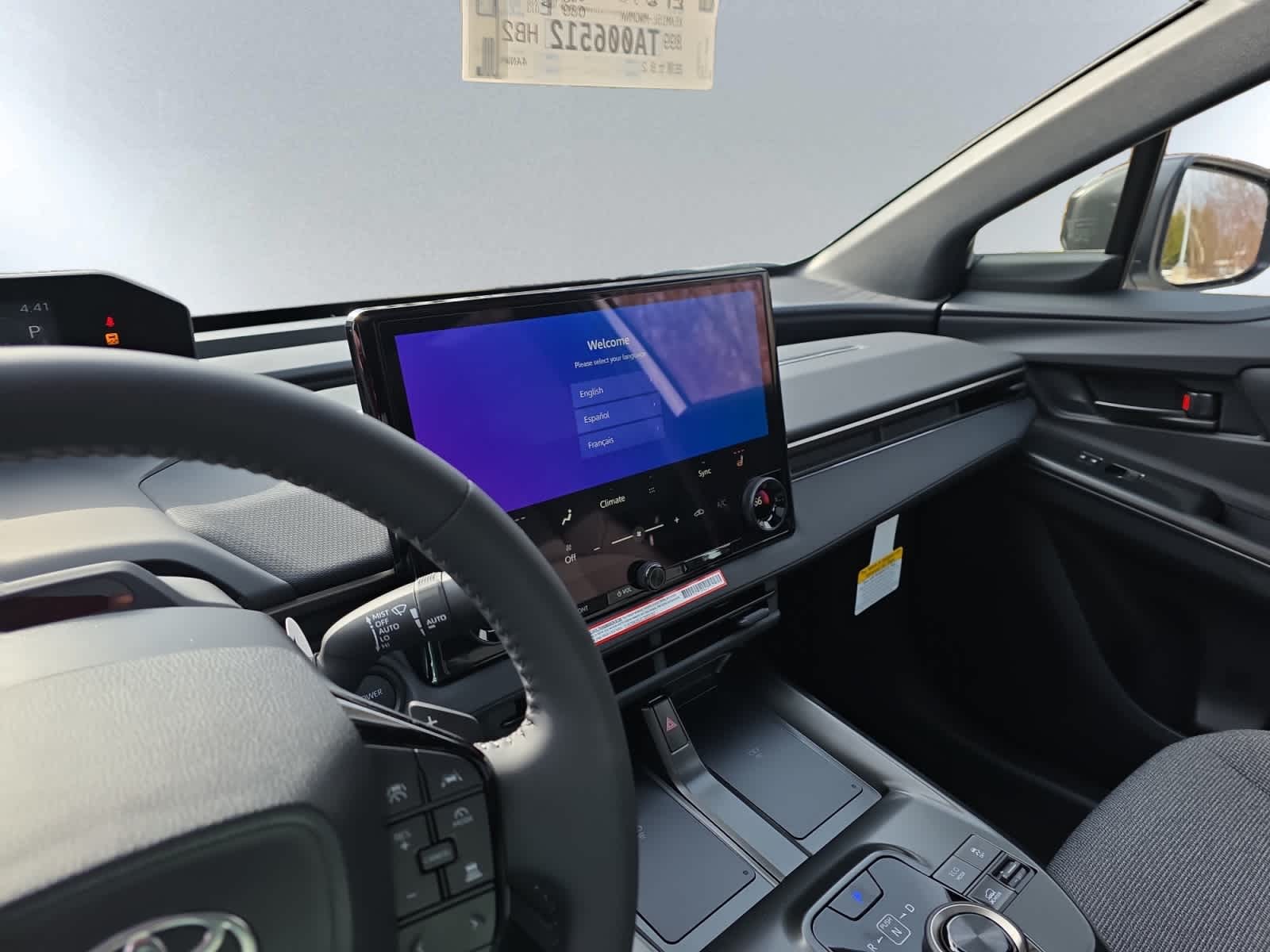 new 2026 Toyota bZ car, priced at $41,858