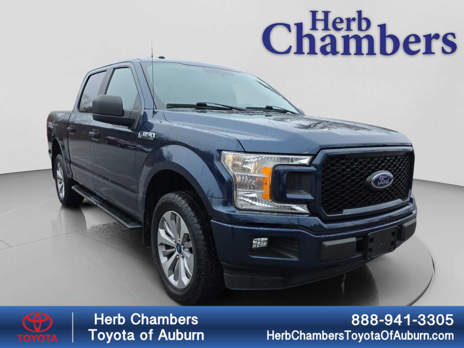 Blue Jeans Metallic 2018 Ford F-150 Pickup Truck Four-Wheel Drive Automatic