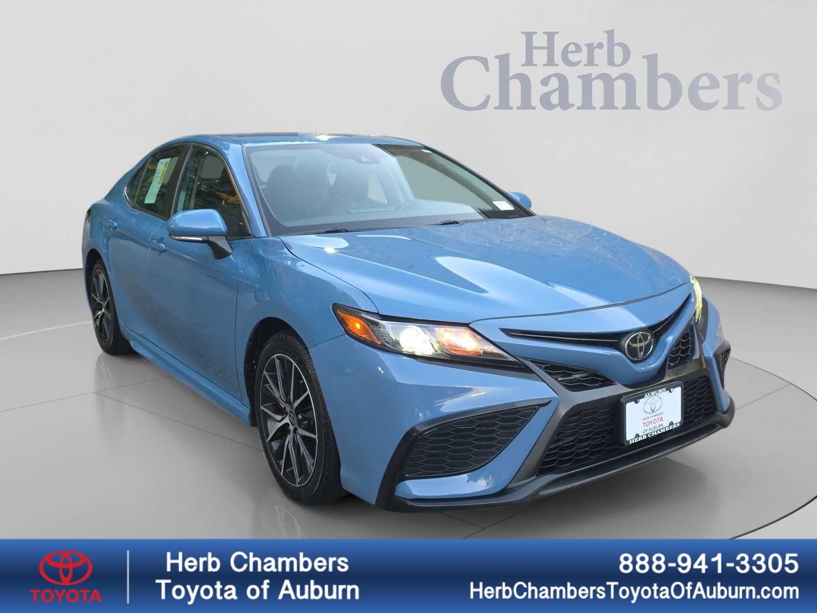 Cavalry Blue 2023 Toyota Camry Sedan Front-Wheel Drive Automatic