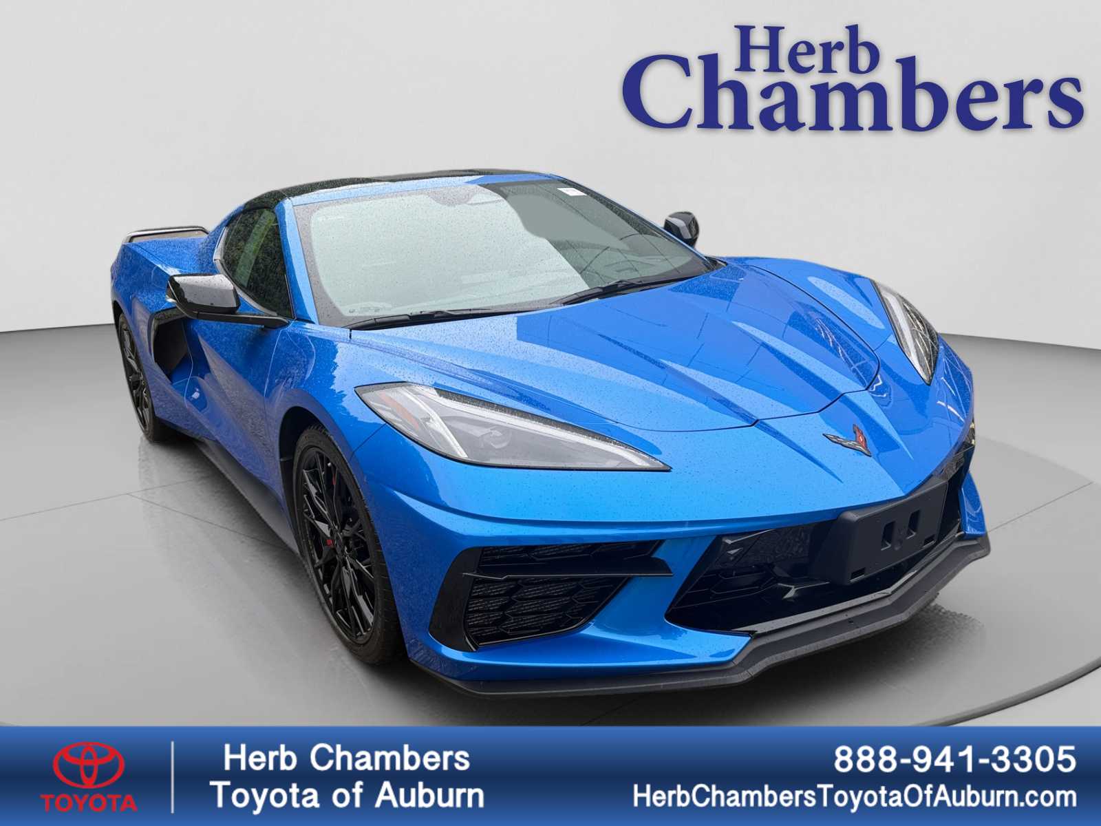 Riptide Blue Metallic 2024 Chevrolet Corvette Coupe Rear-Wheel Drive Automatic