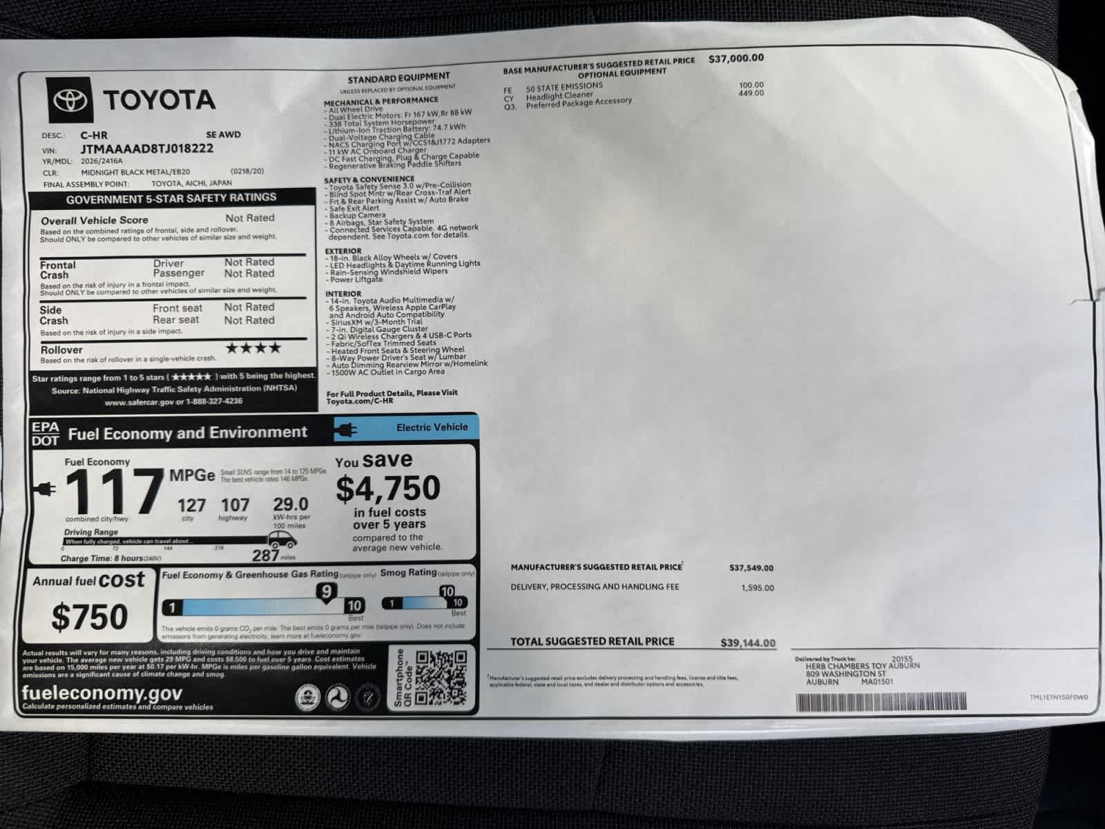 2026 Toyota C-HR SE - Photo 13