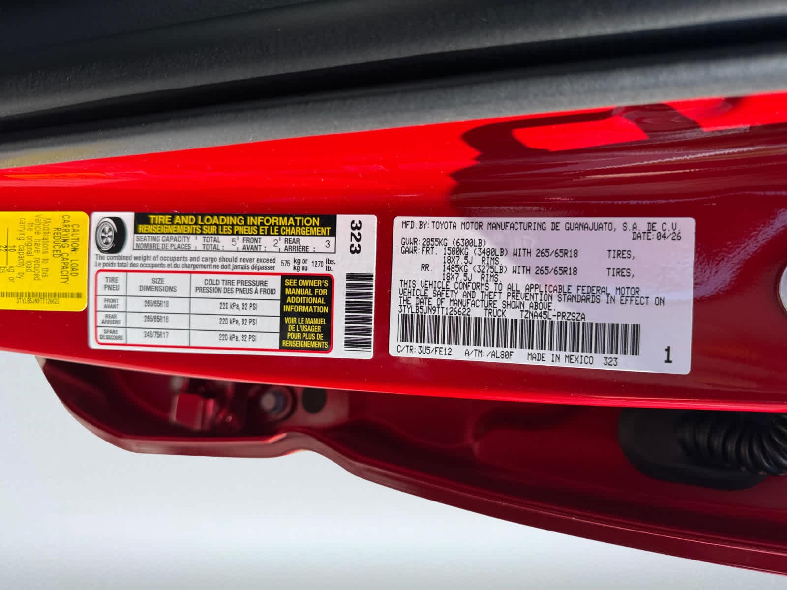 new 2026 Toyota Tacoma car, priced at $51,753