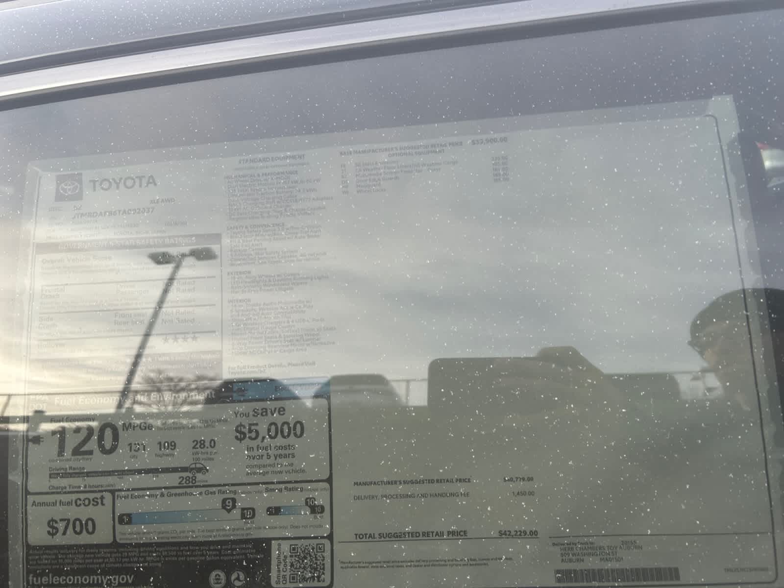 new 2026 Toyota bZ car, priced at $42,229