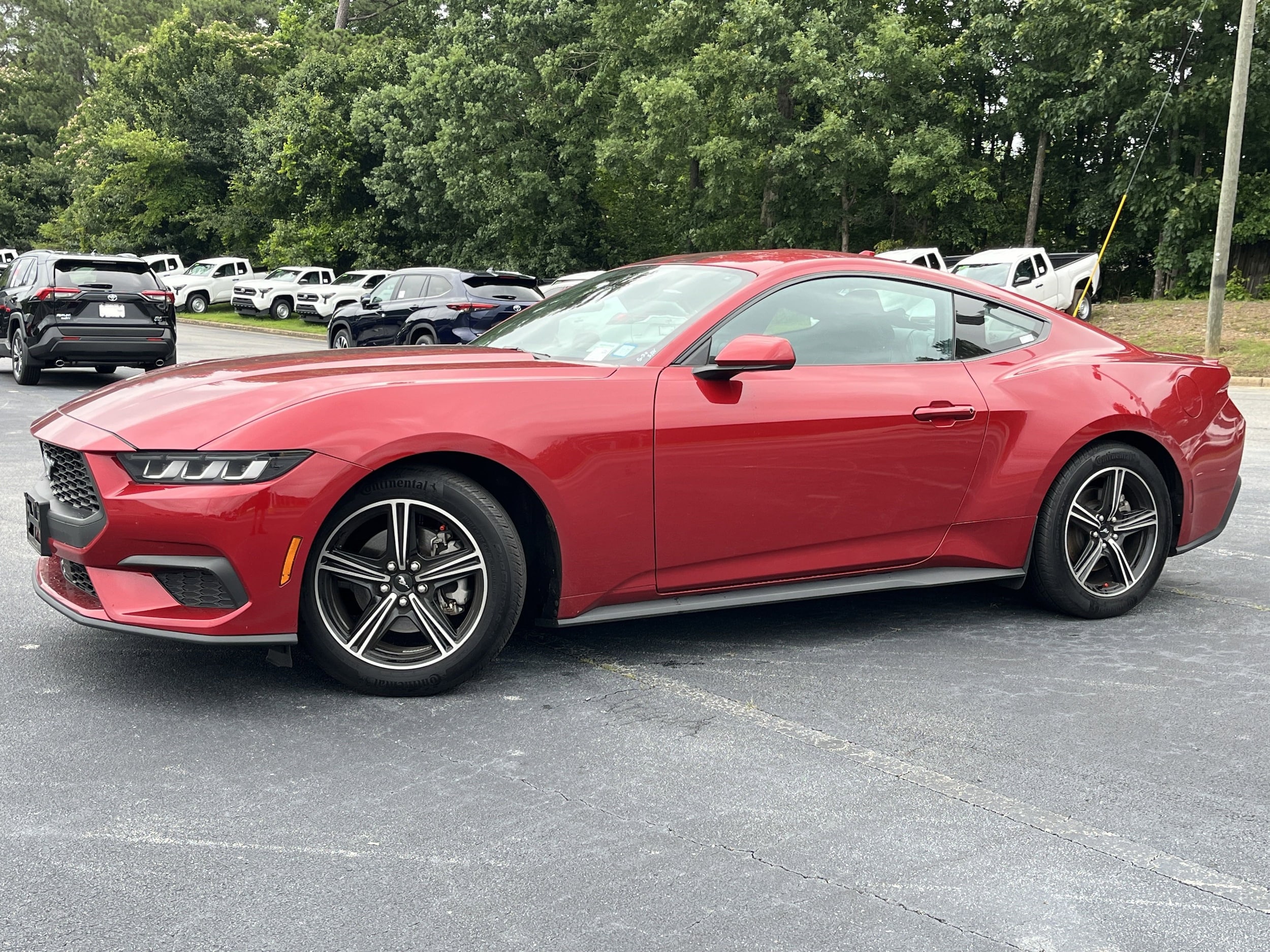 Used 2024 Ford Mustang EcoBoost Premium with VIN 1FA6P8TH8R5105672 for sale in Union City, GA