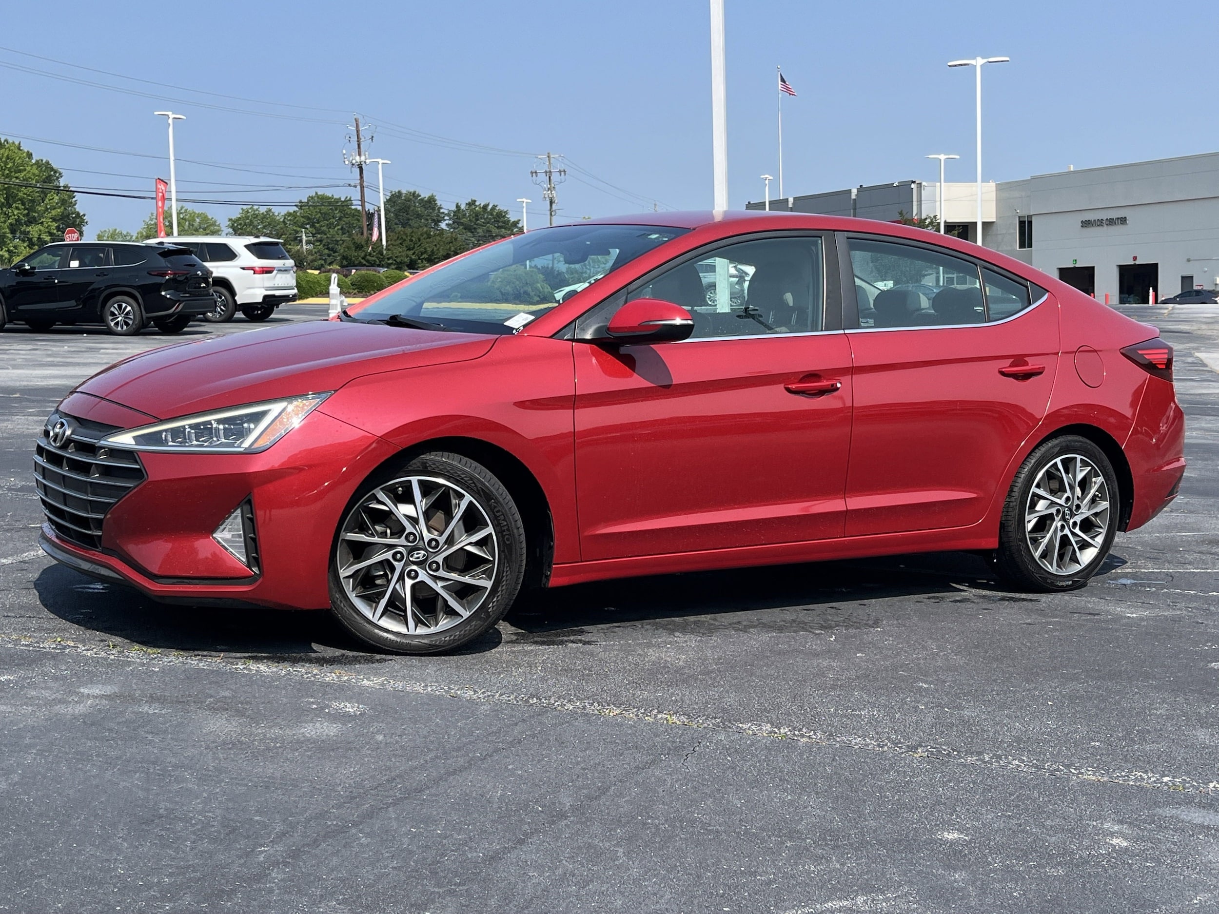 Used 2019 Hyundai Elantra Limited with VIN KMHD84LF6KU805512 for sale in Union City, GA