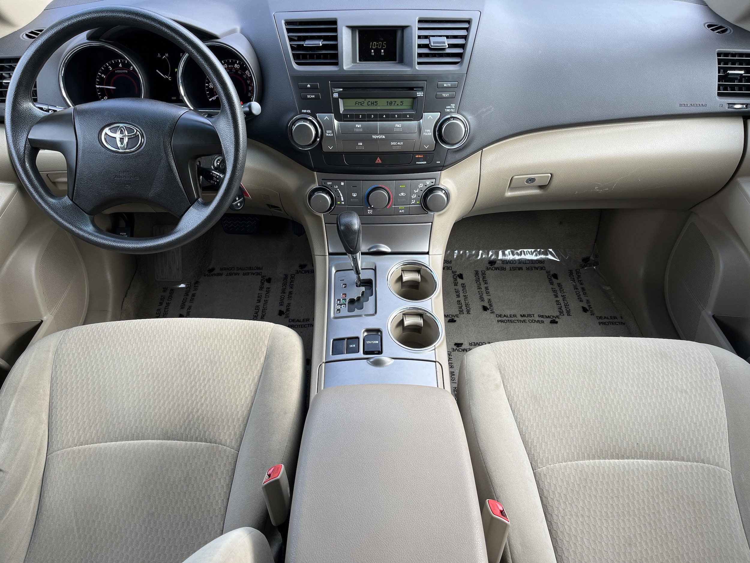 Used 2010 Toyota Highlander Base with VIN 5TDZA3EH7AS003027 for sale in Union City, GA