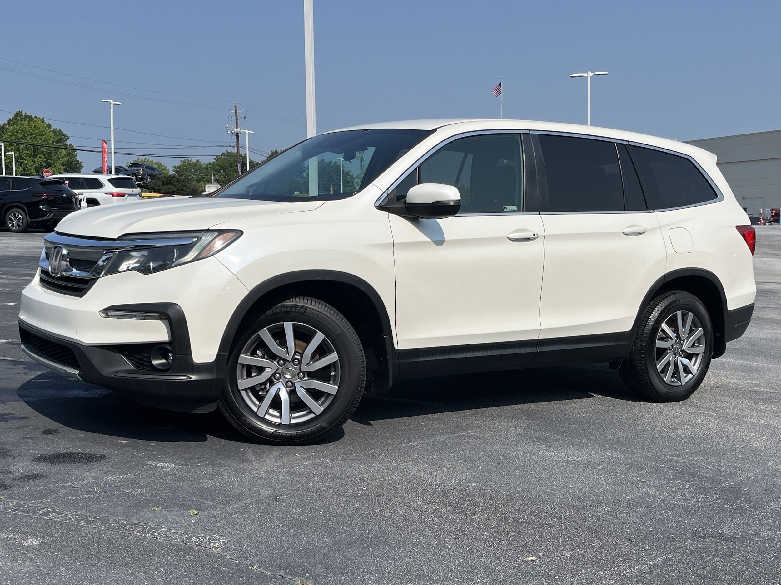 Used 2019 Honda Pilot EX with VIN 5FNYF5H33KB017389 for sale in Union City, GA