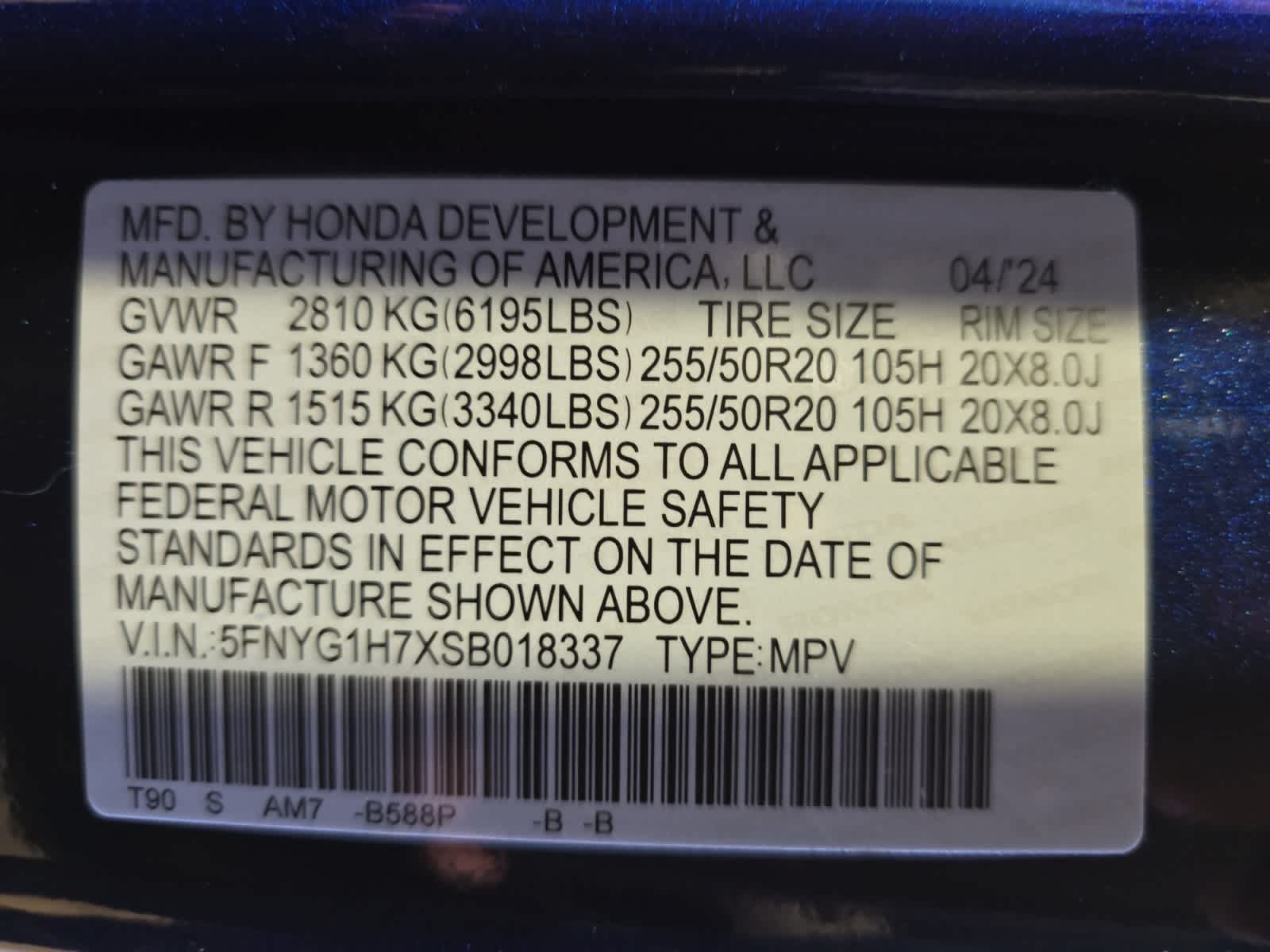 2025 Honda Pilot Touring - Photo 21