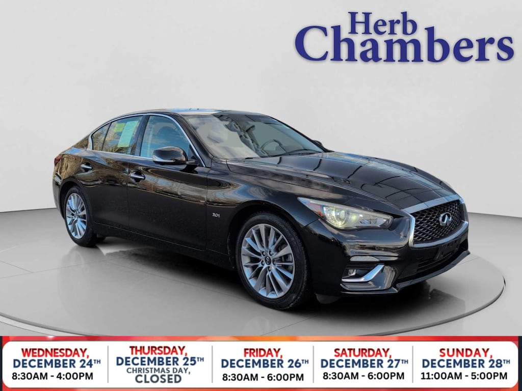 Used 2018 INFINITI Q50 3.0t LUXE Sedan