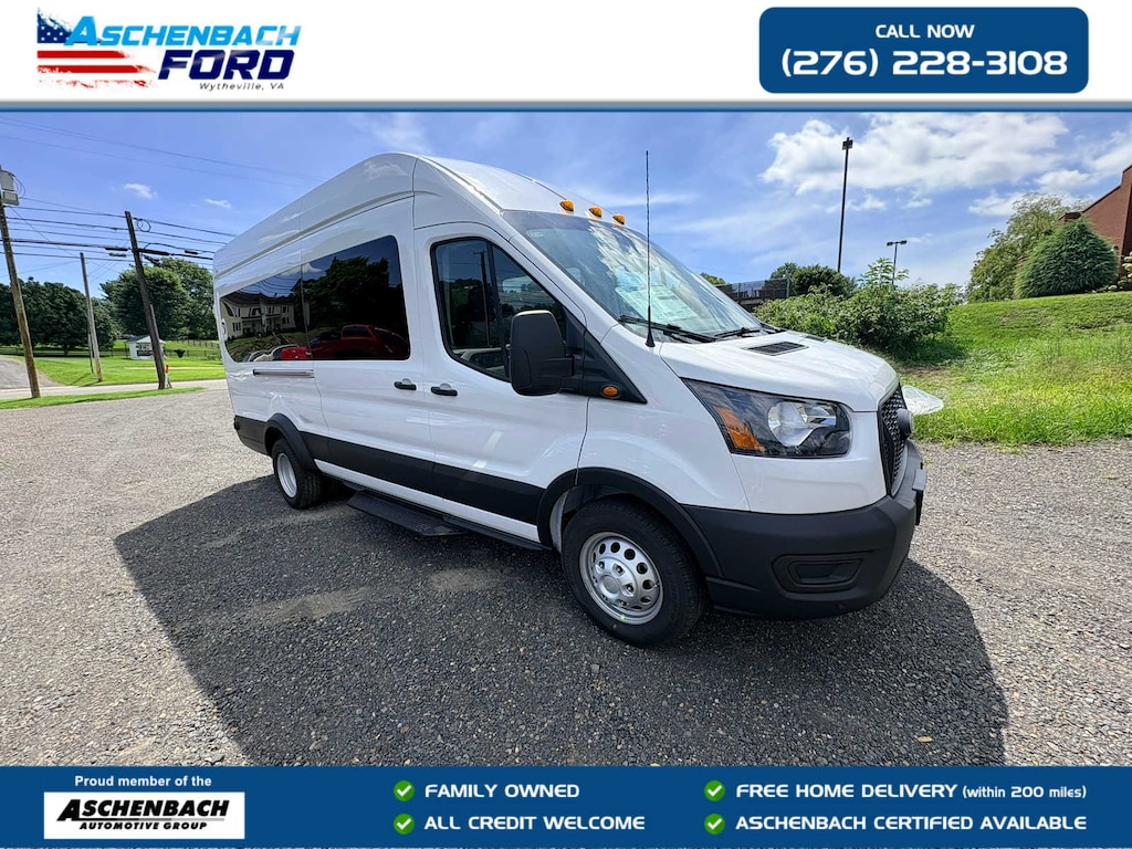 New 2026 Ford Transit Passenger XL T-350 HD 148 EL High Roof DRW RWD