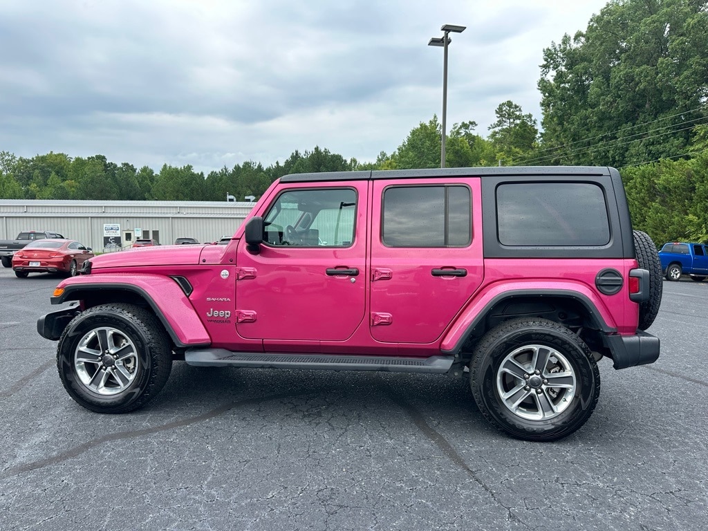 Used 2022 Jeep Wrangler Unlimited Sahara with VIN 1C4HJXEG5NW104535 for sale in Asheboro, NC