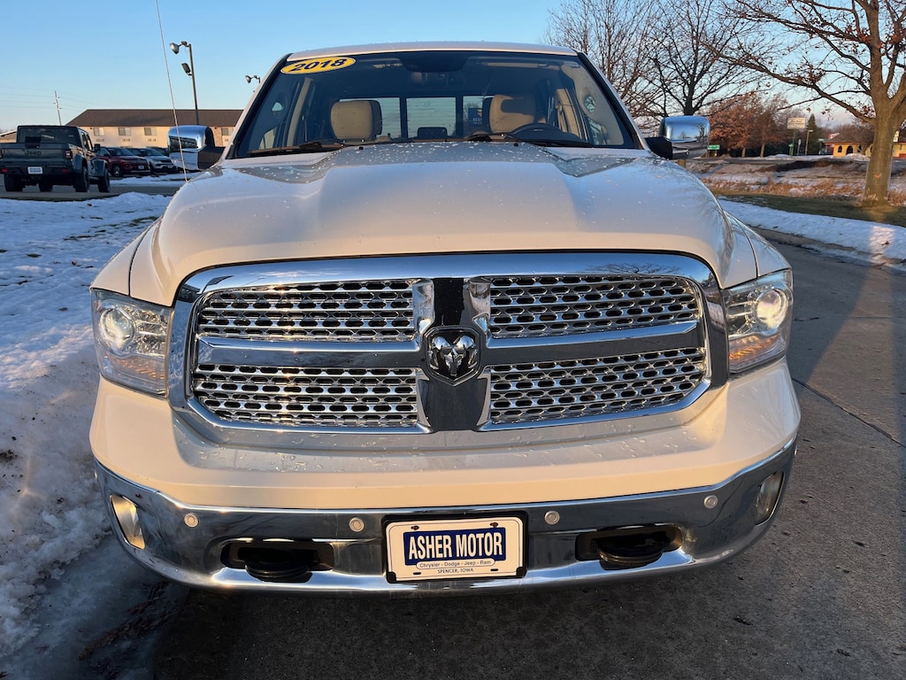 Used 2018 Ram 1500 Laramie 4x4 Crew Cab 57 Box