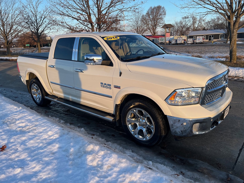 Used 2018 Ram 1500 Laramie 4x4 Crew Cab 57 Box