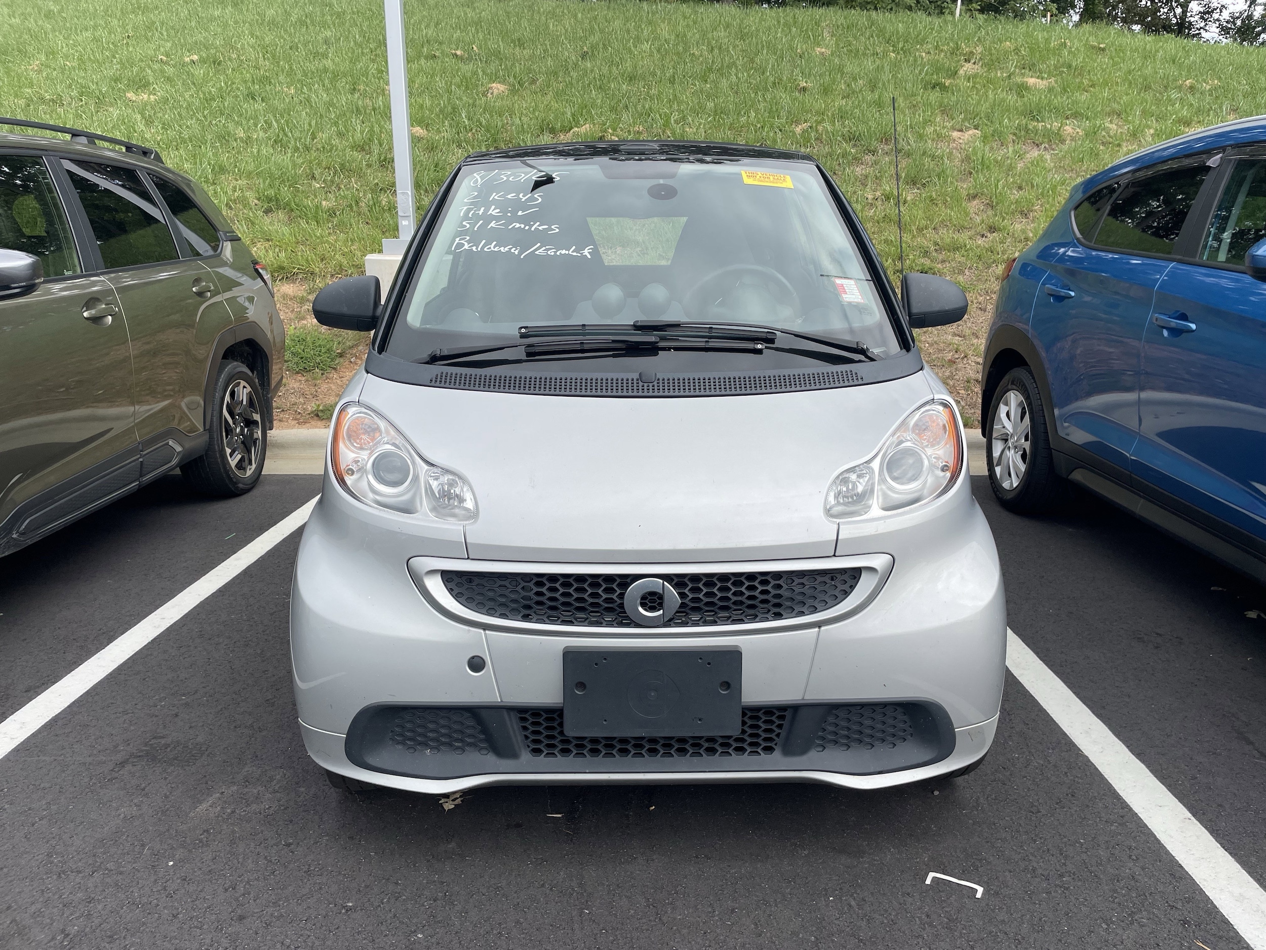 Used 2014 smart fortwo Electric Drive with VIN WMEEK9AA8EK757463 for sale in Asheville, NC