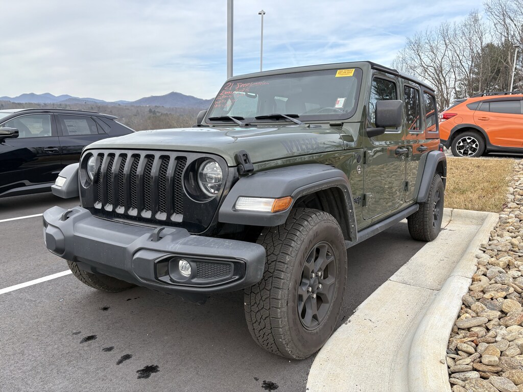 Used 2021 Jeep Wrangler Unlimited Willys Unlimited Willys 4x4