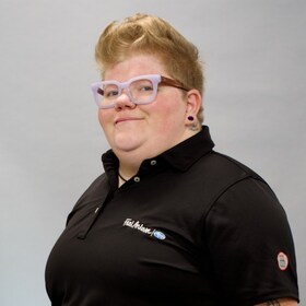 Staff member Cat Roberts from 5b6a8f408828