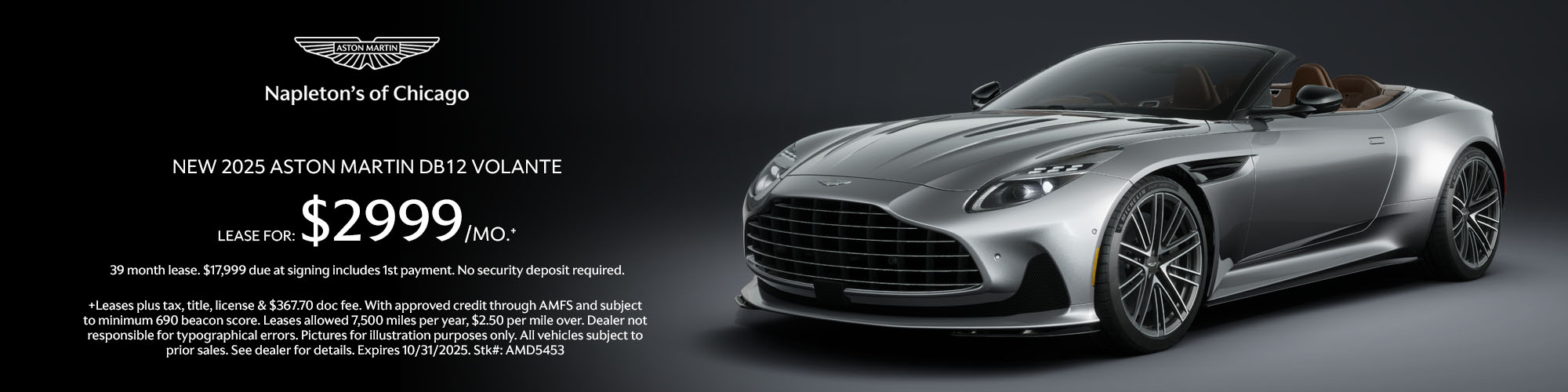 New 2025 Aston Martin DB12 Volante