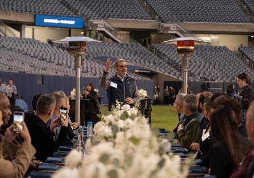Ben Walter - Chase Business Banking CEO Speaks At Soldier Field Event With Napleton's Aston Martin
