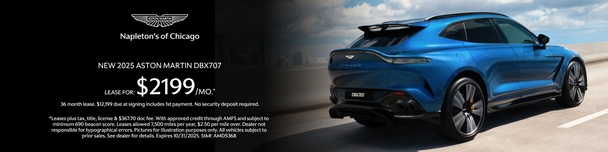 New 2025 Aston Martin DBX707