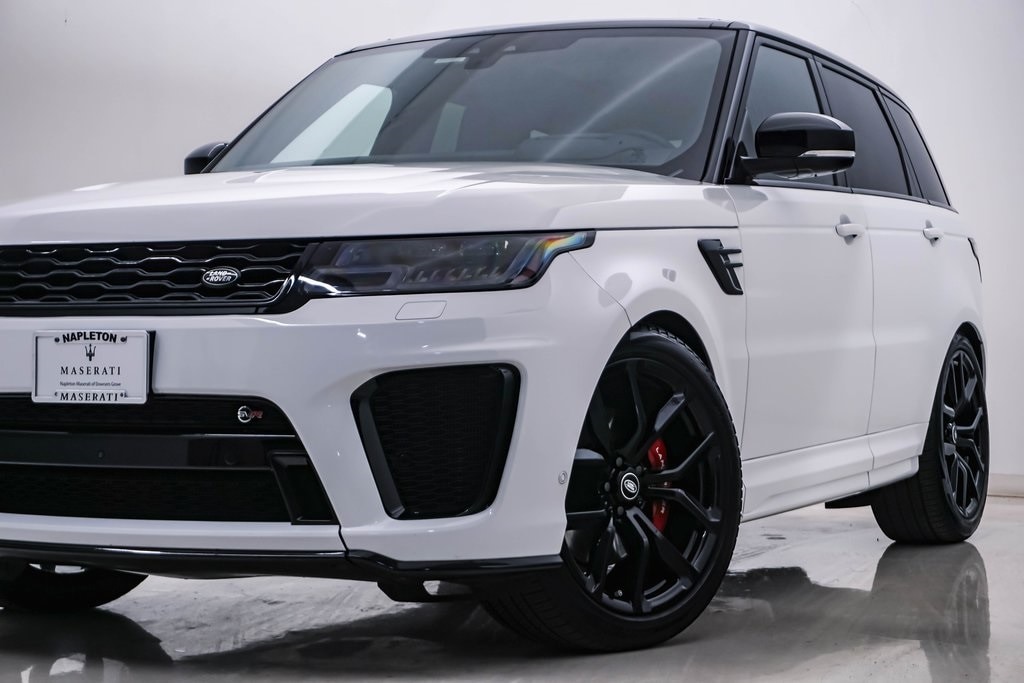 Used 2022 Land Rover Range Rover Sport SVR with VIN SALWZ2RE3NA202027 for sale in Downers Grove, IL