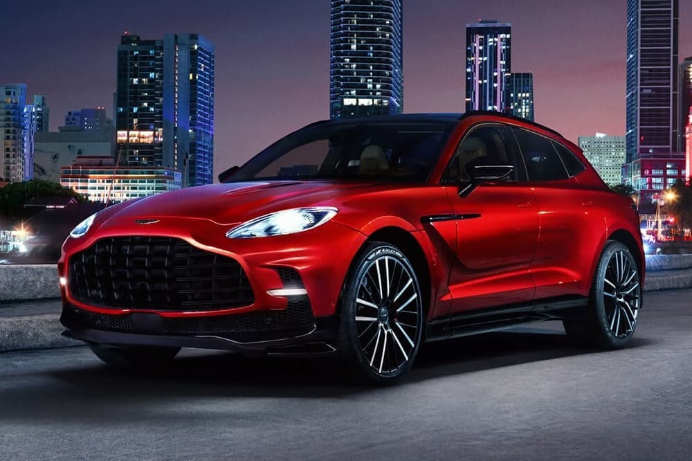 Red pre-owned Aston Martin DBX707