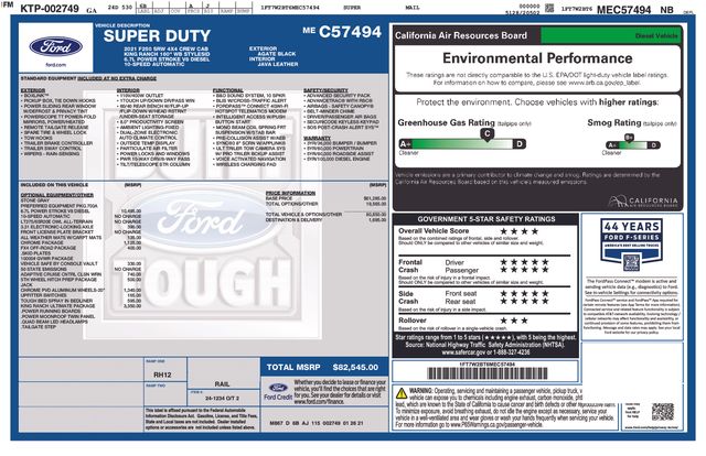 2021 Ford F-250 King Ranch 4x4 Crew Cab 6-3/4' Box's photo