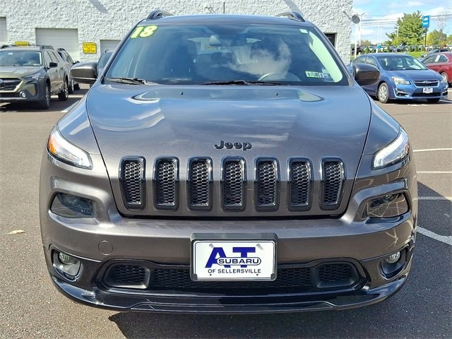 Used 2018 Jeep Cherokee Tech Connect with VIN 1C4PJMCX9JD586770 for sale in Sellersville, PA