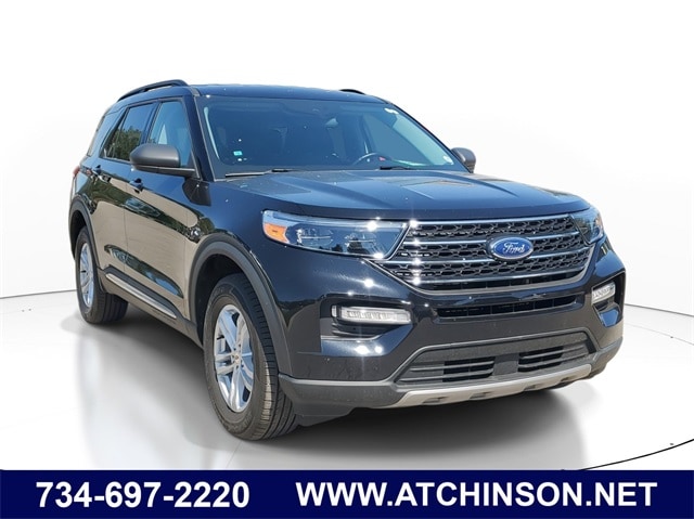 Certified 2022 Ford Explorer XLT with VIN 1FMSK8DH3NGB96656 for sale in Belleville, MI