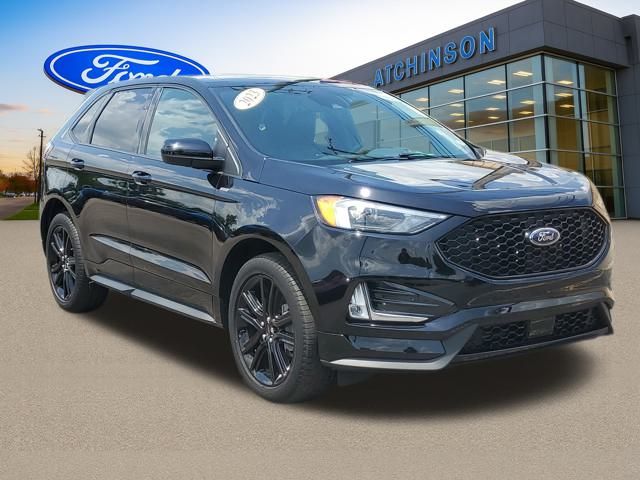 Certified 2023 Ford Edge ST-Line with VIN 2FMPK4J95PBA24229 for sale in Belleville, MI