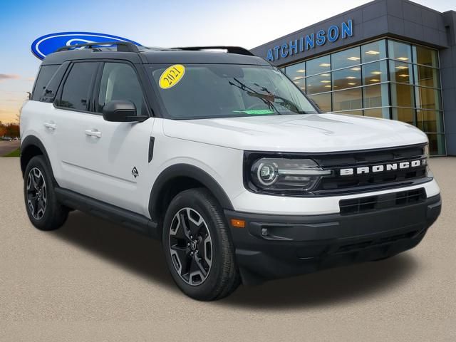 Certified 2021 Ford Bronco Sport Outer Banks with VIN 3FMCR9C62MRA45949 for sale in Belleville, MI