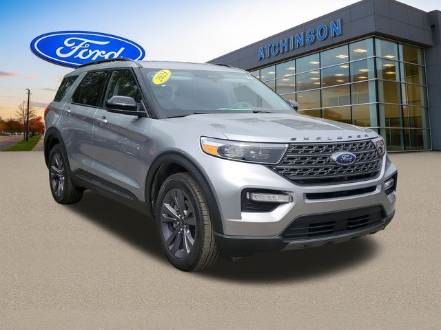 Certified 2023 Ford Explorer XLT with VIN 1FMSK8DH5PGB10590 for sale in Belleville, MI