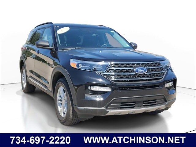 Certified 2022 Ford Explorer XLT with VIN 1FMSK8DH0NGB50914 for sale in Belleville, MI