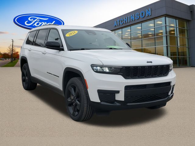 Used 2021 Jeep Grand Cherokee L Altitude with VIN 1C4RJKAG0M8210603 for sale in Belleville, MI