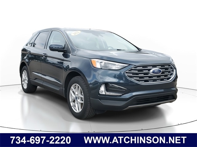 Used 2022 Ford Edge SEL with VIN 2FMPK4J92NBA70131 for sale in Belleville, MI