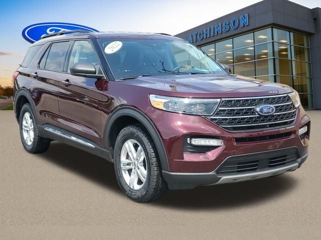 Certified 2022 Ford Explorer XLT with VIN 1FMSK8DH6NGA69089 for sale in Belleville, MI
