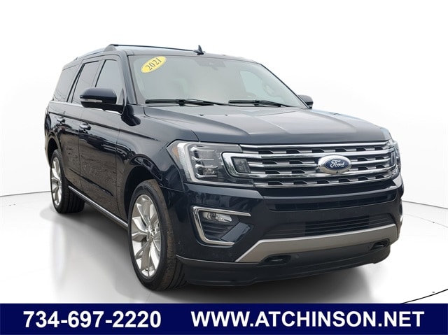 Certified 2021 Ford Expedition Limited with VIN 1FMJU2AT1MEA43988 for sale in Belleville, MI