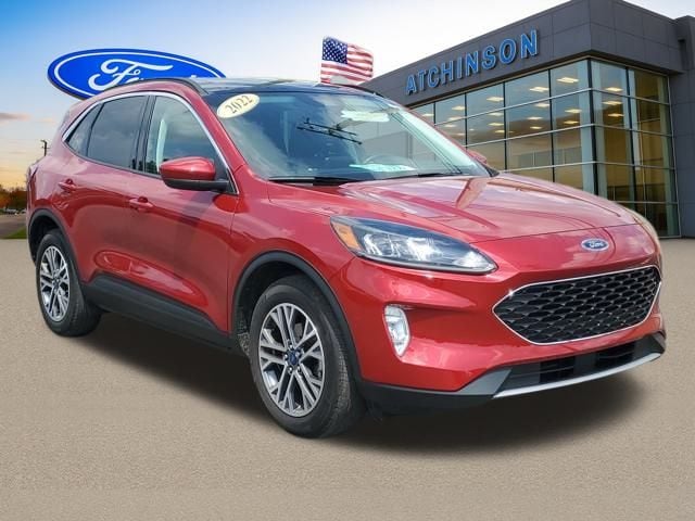 Certified 2022 Ford Escape SEL with VIN 1FMCU9H67NUB24972 for sale in Belleville, MI