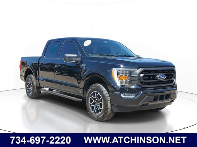 Certified 2022 Ford F-150 XLT with VIN 1FTEW1EP0NFB99068 for sale in Belleville, MI