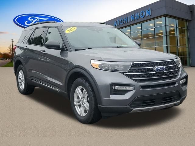 Certified 2023 Ford Explorer XLT with VIN 1FMSK8DH1PGB05497 for sale in Belleville, MI